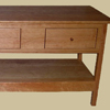Shaker styled Huntboard or Sideboard or Kitchen Work Table