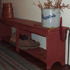 Old Fashioned Boot Bench