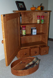 kitchen spice cabinet