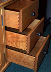 dovetailed drawers